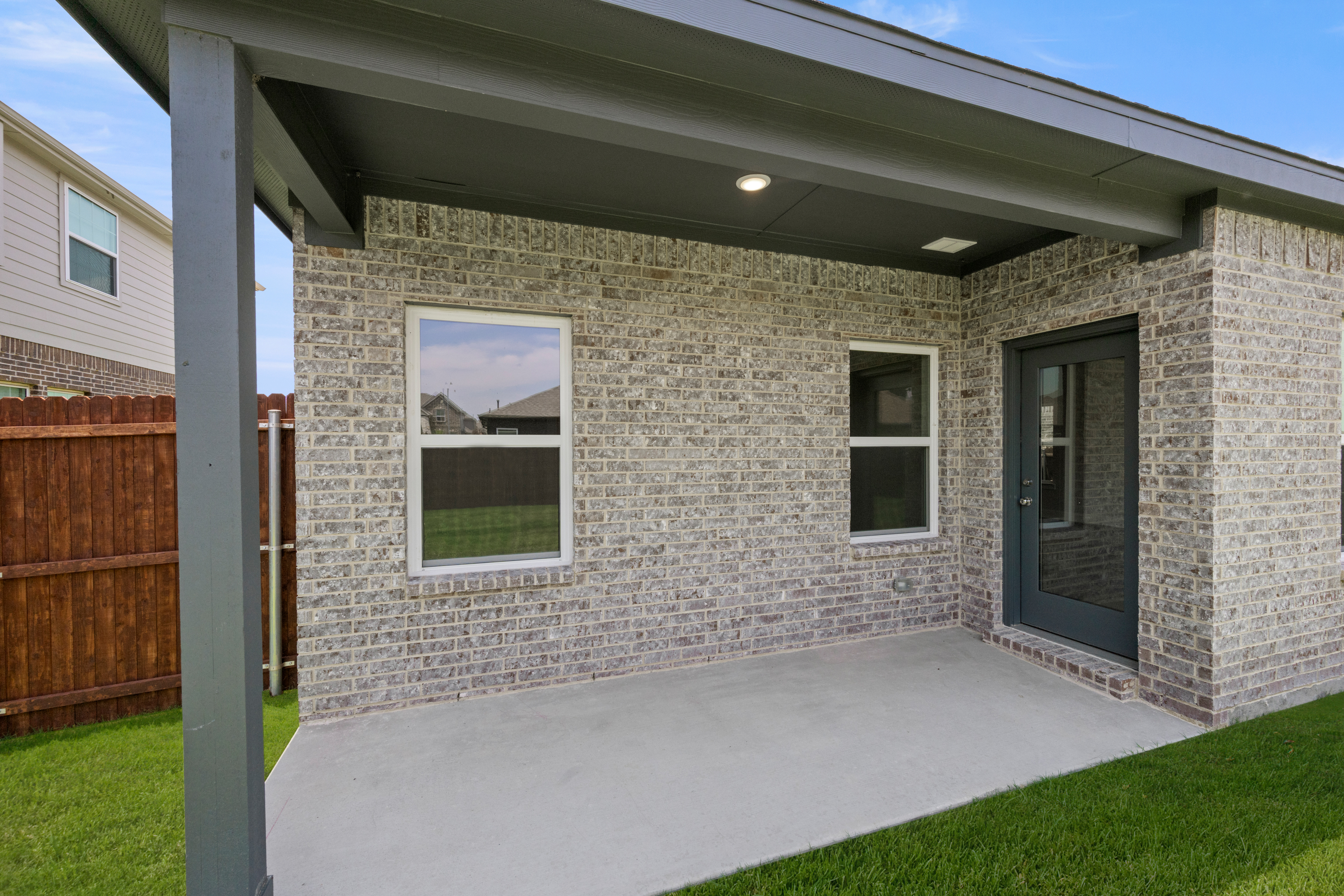 Covered patio